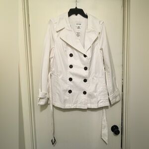 St John’s BayWomen's White Double-Breasted Jacket